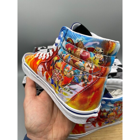 Vans Shoes One Piece SK8-Hi Skate Sneakers Punk Hazard Anime Mens 6 Womens 7.5 - Picture 13 of 16